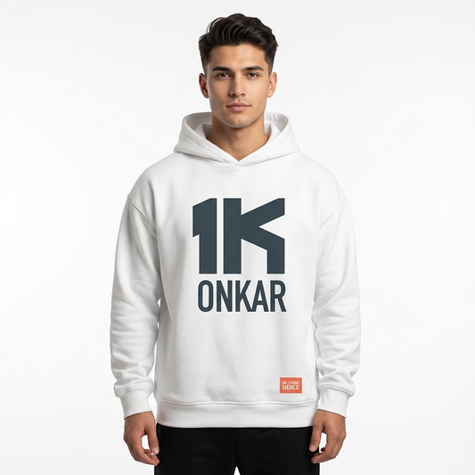1K Onkar Hoodie – Minimal Power. Maximum Meaning.